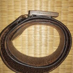 バナナリパブリック 革ベルト 茶 100cmの画像