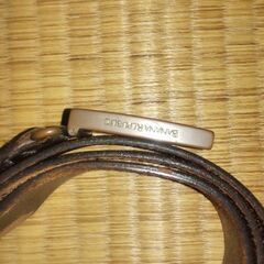 バナナリパブリック 革ベルト 茶 100cmの画像