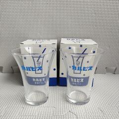 カルピス　朝顔グラス　新品