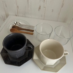カップ＆ソーサー/コップ/ティースプーン