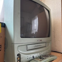 ジャンク品　14インチテレビデオ
