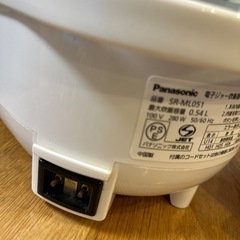 Panasonic 電子ジャー炊飯器の画像