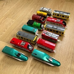 プラレール（レール、かんかんふみきり、電車）の画像