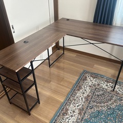 モダンデコ l字デスク パソコンデスク 幅120cm ゲーミング...