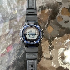 No.10　ソーラ充電 デジタル腕時計　CASIO 3214 W-S210H　タイドグラフの画像