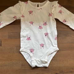うさぎ　ベビー服　ベビー　6M 70〜80くらい　セットアップの画像