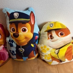 パウパトロール　4点クッションの画像