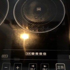 🍳IHコンロ/2口/使用感ありの画像