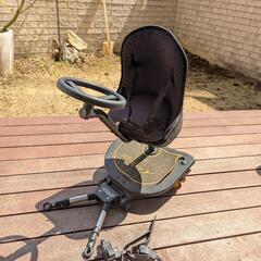 AirBuggy(エアバギー) 2WAY BOARD 立ち乗りステップ・座る用ハンドル付きイス 1個 の画像
