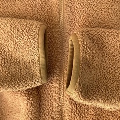 ユニクロ　ジップアップ　フリースの画像