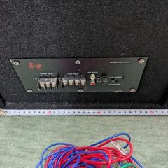 値下げ　アンプ内蔵　ウーファー　サブウーファーBOX型コンパクト小型　の画像