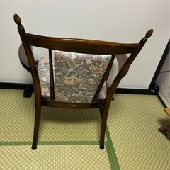 ② オールドカリモク　アーム付きチェア　肘付き椅子1脚の値段❗️ 2脚出品の画像