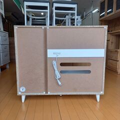 未使用訳あり 幅90 奥行40 高さ80 レンジ台 レンジラック 大型レンジ対応 ホワイト コンセント付き レンジボード スライド棚 キッチン収納の画像