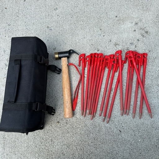 ペグケース ペグ ハンマーセット