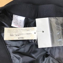 レディース　長パンツ　黒　ウール　裏地付き　未使用　タグ付きの画像