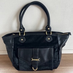Nine West 本革ファーバッグ