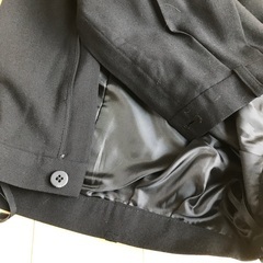 レディース　長パンツ　黒　ウール　裏地付き　未使用　タグ付きの画像
