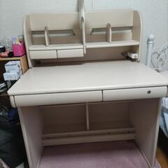 学習デスク　勉強机　子ども机　コイズミ　女の子　の画像