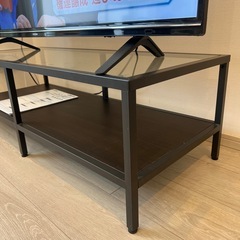 49型テレビ、テレビ台セットの画像