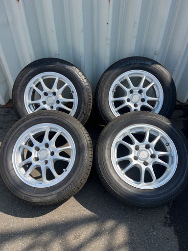 ブリヂストン　エコフォーム　アルミホイール 　ブリヂストンサマータイヤ 4本セット