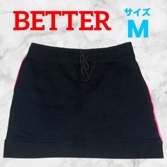 BETTER❤ミニスカート　サイドピンクライン　ボトムス　Mサイズ