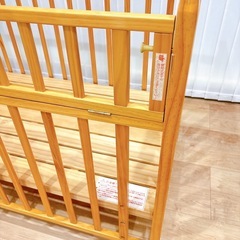 【受け渡し済み】大和屋 エクリーべべベビーベッドST　ディズニーメリー　ベビーベッドの画像