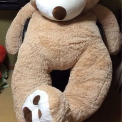 特大　クマ　ぬいぐるみ
の画像