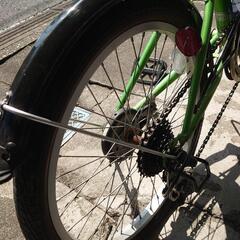 折りたたみ自転車【東京都八王子市】フォルクスワーゲン　Volkswagen 前後タイヤパンクあり（空気が入っていきません）タイヤ交換必須の画像