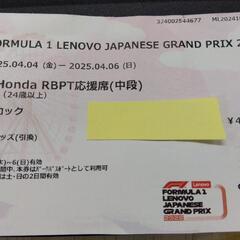 F1チケット　鈴鹿