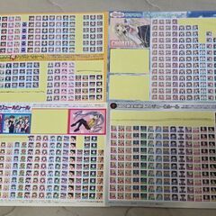 ⭐アニメ好きな方必見⭐使用感有り😞💦訳あり😞💦レア物？昔懐かしい人気アニメシール！全７枚！（約20年以上前）スケジュールシール‼️の画像