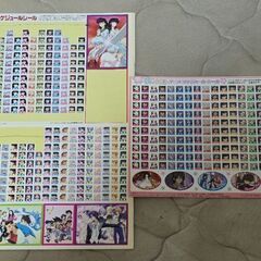 ⭐アニメ好きな方必見⭐使用感有り😞💦訳あり😞💦レア物？昔懐かしい人気アニメシール！全７枚！（約20年以上前）スケジュールシール‼️の画像