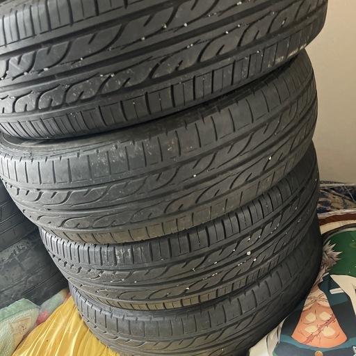 値段下げました！ダンロップのタイヤ?１７５／７０Rー１４溝８部山