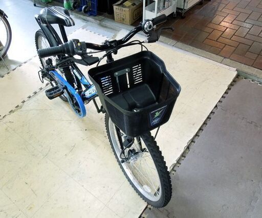 22インチ 子供用自転車 アメリカンイーグル RENO CTB22 6段変速 カゴ付き ブラック/ブルー 札幌市東区 新道東店