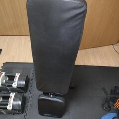 可変式ダンベル　アジャスタブルベンチ　セット　４０キロ✕2個セット　FIELDOORの画像