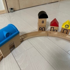 IKEAイケアLILLABO リラブー 列車 レール付き➕付属の画像