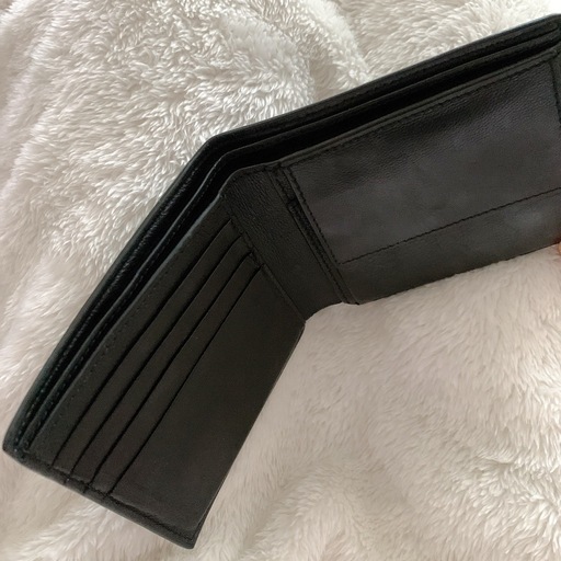 【新品未使用】BALENCIAGA バレンシアガ 二つ折り財布 黒 ブラック ②