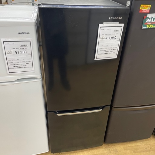 【ドリーム川西店御来店限定】ハイセンス/冷蔵庫/HR-D15CB/2021年製/クリーニング済み 【2002211255601877】