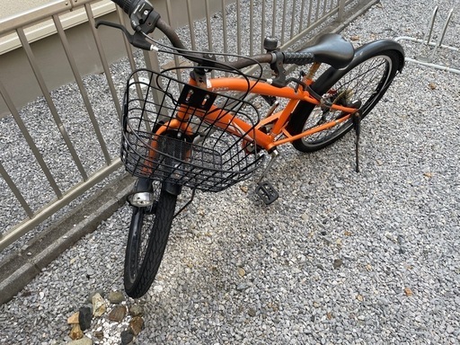 自転車　24インチ　6段変速　オートライト付き