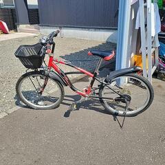 22インチ 子供用自転車☆前輪パンク