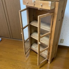商談中　　　古材キャビネットの画像