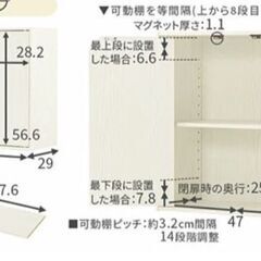【差し上げます】扉付 収納棚 60x60 cmの 正方形 ブラウンの画像