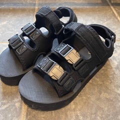 【美品】サンダル Sサイズ ブラック
