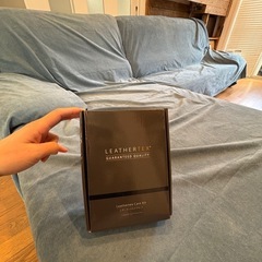 リラックスファーム　レザーテックス  大きいソファーの画像