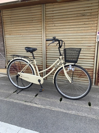 【新品未使用】自転車　16インチ　お父さん自転車　ソフトバンク 希少 お父さんバイク 折りたたみ自転車 変速なし ホワイト 16
