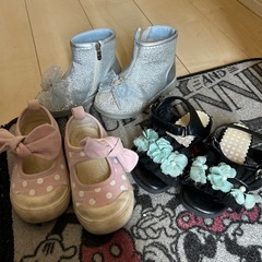 女の子　17cm ブーツ　スニーカー　シューズ　