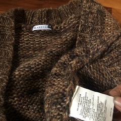 MARELLA ウール混ロングカーデM-L◎の画像