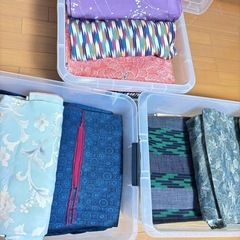 お着物 和装 リメイク 3箱 ①の画像