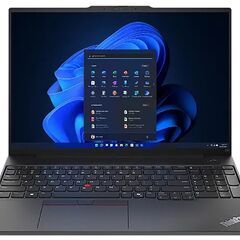 新品未開封ノートパソコンThinkPad E16 Gen 2 AMD 価格.com限定・Ryzen 7 7735HS・32GBメモリー・1TB SSD・16型WUXGA液晶搭載 プレミアム 21M5CTO1WW [ブラック]の画像