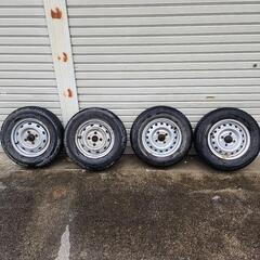 軽トラック タイヤホイール４本145R12 6PR