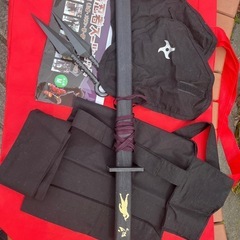 【コスプレ】忍者スーツセットMサイズの画像